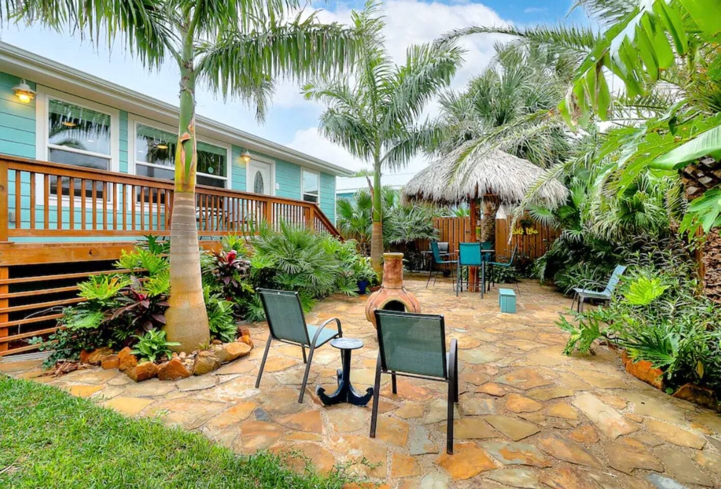 Tropical Oasis Cottage #1, Port Aransas, TX vacation rental exterior